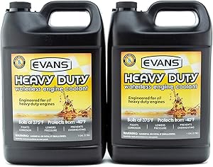 EVANS Coolant EC61001 Heavy Duty Waterless Coolant, 128 fl oz. 2 Gallon Pack