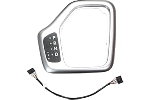 SEEKDESI Upgrade Transmission Shifter Bezel with Harness Fit for 2014-2018 Jeep Cherokee Replace 5YD27XSAAA 68413957AA 601-402, Silver