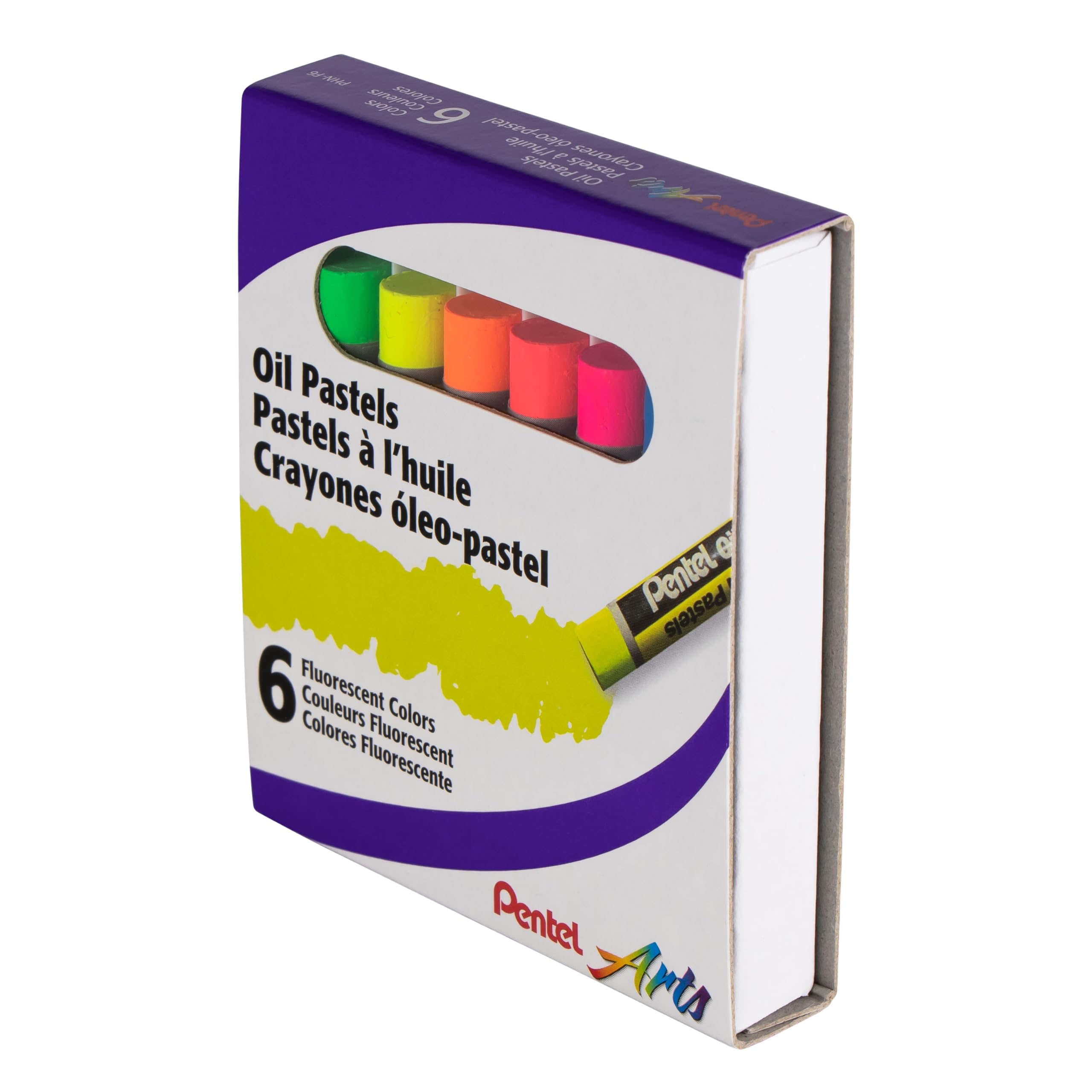 Pentel Arts Fluorescent Oil Pastels