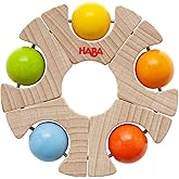 HABA Clutching Toy Ball Wheel Wooden Baby Toy (Made in Germany)