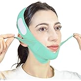V Line Lifting Mask Chin Strap for Sleeping, Face Lifting Strap, Chin Strap, Chin Lifting Mask, Jawline Shaper, Jaw Strap, Double Chin Reducer, Face Lift Tape & Snoring Solution (Green)