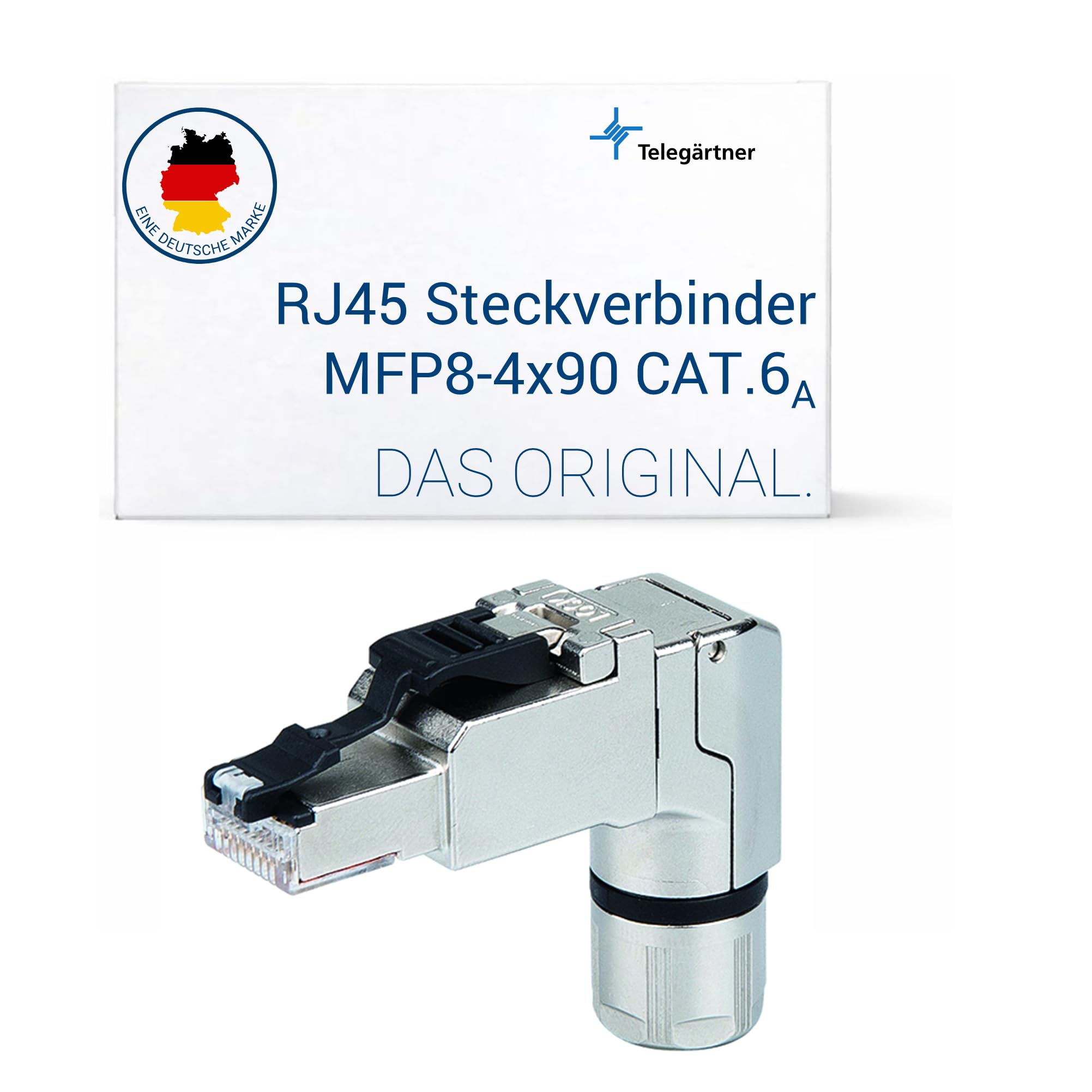 Telegärtner J00026A4000 Wire Connector - Wire Connectors (Black, Stainless Steel)