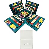 Hryan 5 Layer Gift Box, Multi Layered Explosion Photo DIY Box, Creative Surprise Picture Gift for Important Days and Holidays. (GREEN)