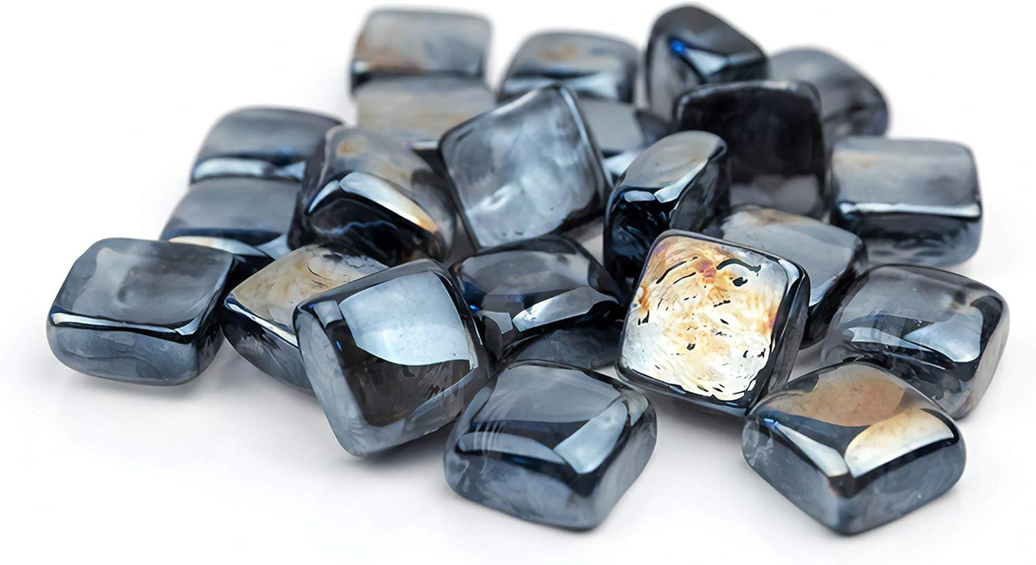 brightter New Fire Glass for Propane Fire Pit or Gas Fire Pit - Firepit Marbles, Firepit Pebbles, Fire Table Glass Rocks - Glass Fire Pit Rocks - Fire Glass Cubes 10lbs (Dark Raspberry) : Garden & Outdoor