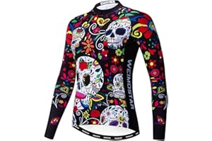 Hotlion Women's Cycling Jersey Long Sleeve Bike Jacket Autumn Bicycle Clothing Tops