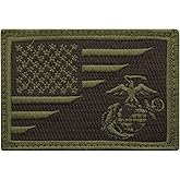 Rothco 1738: Us Flag/USMC Eagle, Globe and Anchor Morale Patch
