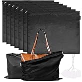 FEICHANGHAO 7 Pack Dust Bags for Handbags Storage Silk Cloth Bag With Drawstring Large Storage Pouch for Handbag Purse Shoes Boots
