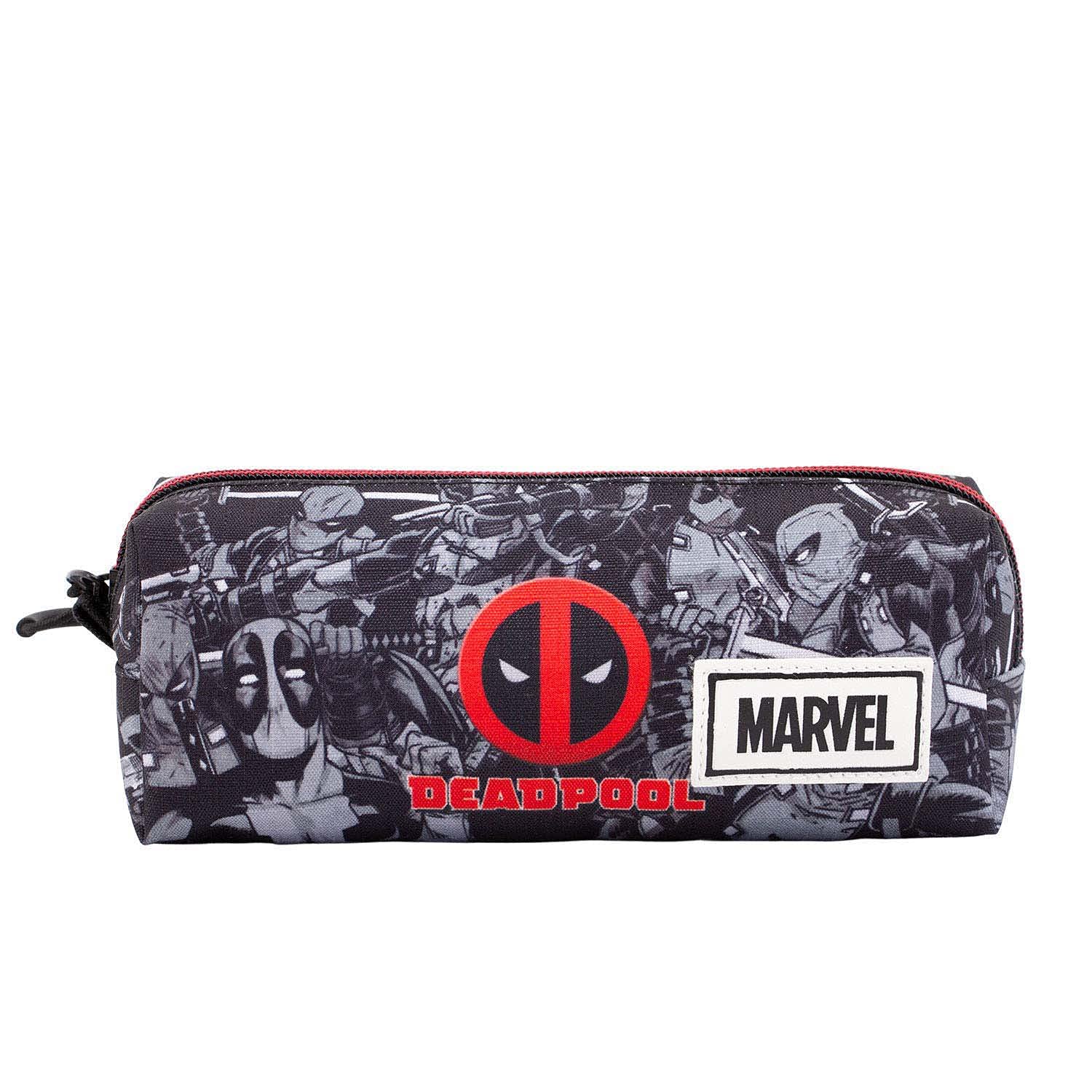 Deadpool Antihero-Square HS Pencil Case, Grey