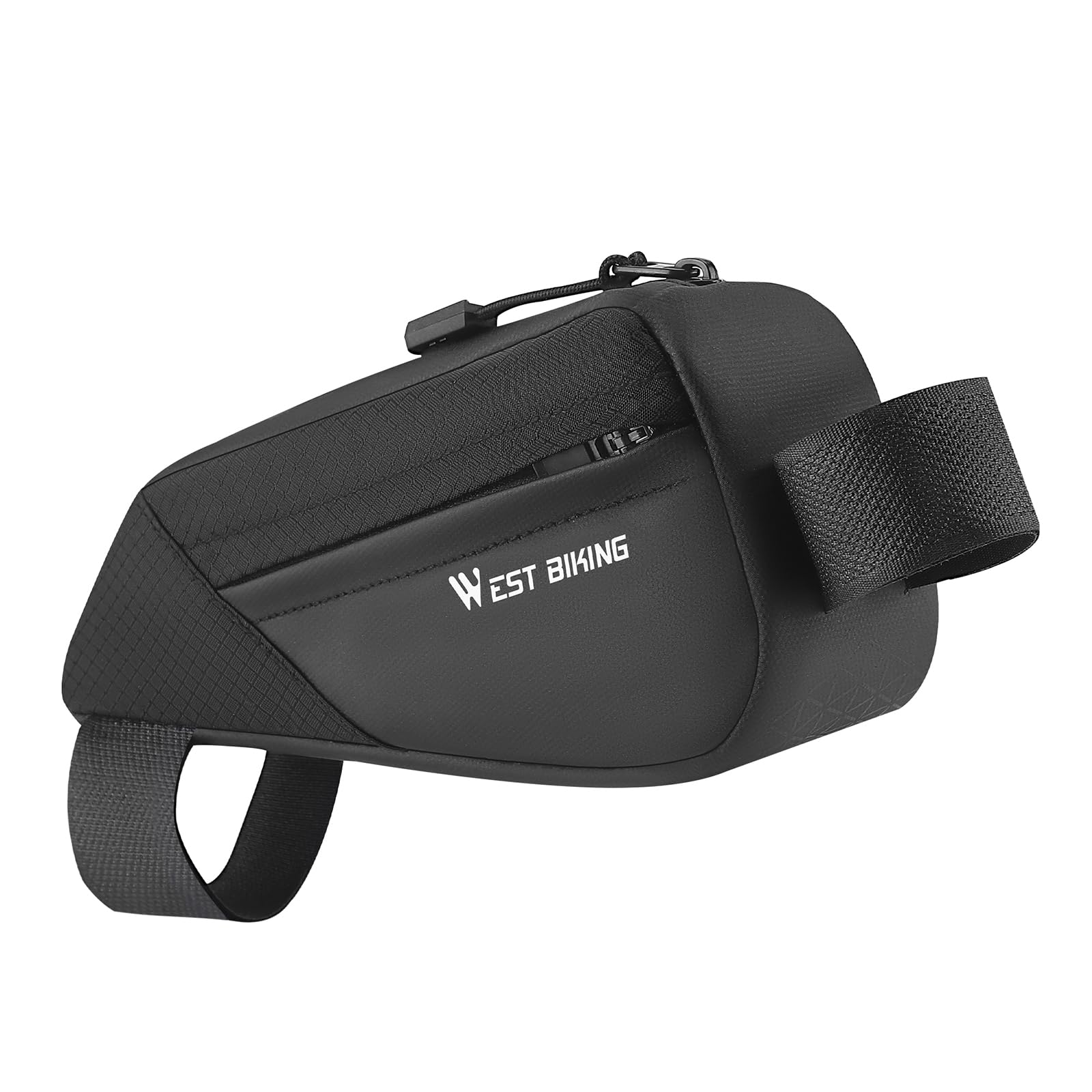 JOYSOG Bicycle Frame Bag, Bike Top Tube Bag, Waterproof Bike Top Tube Bag Bicycle Front Bag Bike Pouch, Bike Phone Bag for Mountain Road Commute Bike etc(0.5L)