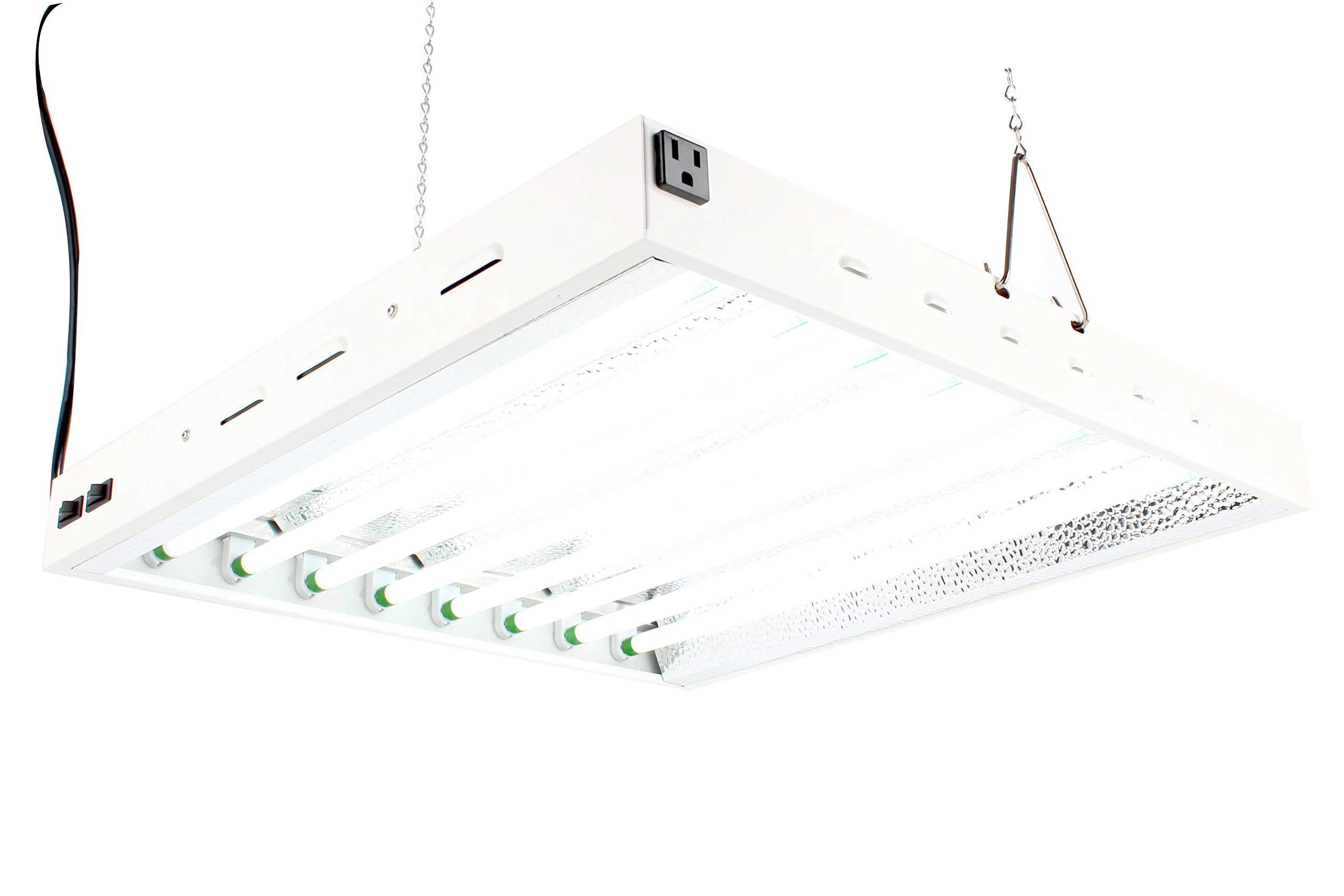 2Ft X 24In 8Lamps 200W T5 Fluorescent Grow Lights with 6500K Grow Lamps ...