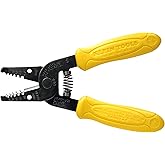 Klein Tools 11046 Wire Stripper, Wire Cutter for 16-26 AWG Stranded wire, Compact Nose with Precision-ground Stripping Holes,