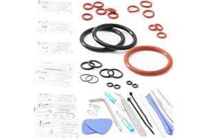 FUSHIPRO O Ring Repair Sets for Automatic Espresso Machines De'Longhi Magnifica ESAM2600 ESAM3300 S,To Solve Coffee Maker Tube Steam Water Leakage