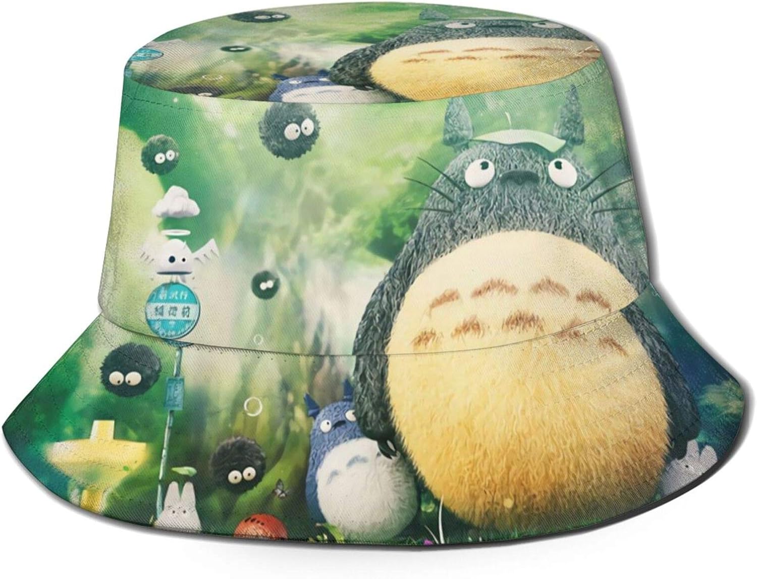 My Neighbor Totoro Cartoon Theme Cute Bucket Hats Unisex 100 Polyester