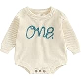 Unisex Baby Girl Boy Knit Sweater Romper One Oversized Onesie Cute First Birthday Outfit Fall Winter Clothes