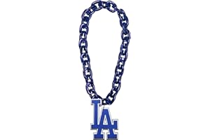 FANFAVE Dodgers 3D Fan Chain Necklace - Blue Chain