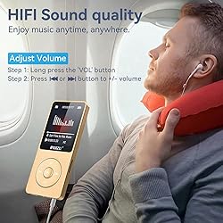 RUIZU 64GB MP3 Player with Bluetooth 5.3, Portable