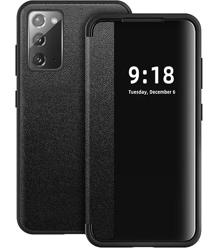 Samsung Galaxy Note ブラック 本体 カバー付き Amazon.com: AICase Flip Cover for Galaxy Note 20, Luxury Flip Case