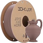 3DHoJor Matte PLA Filament 1.75mm, Upgrade 1kg Cardboard Spool PLA Filament 1.75 PLA 3D Printing Filament, Print with Most 3D Printers Using 3D Filament-Brown