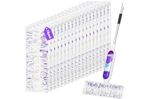 PURE REALM 18 Count Disposable mop Pads Refills for Swiffer PowerMop Multi-Surface Mop and PowerMop Wood Mop, Replacement Pads Use for Floor Cleaning……