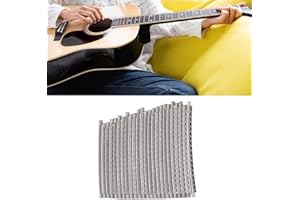Stainless Steel Guitar Fret Wire, Durable Premium Fretwire for Electric Acoustic Bass Guitar, 24Pcs Replacement Frets with Ea
