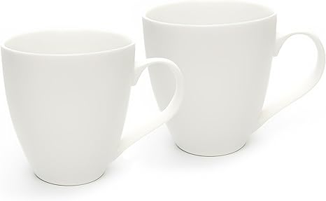 Hausmann Sohne Xxl Tasse Weiss Gross Seiden Matt Aus Porzellan Jumbotasse 500 Ml 550 Ml Randvoll Im 2er Set Kaffeetasse Teetasse Gross Kaffeebecher Weisse Tasse 500 Ml Geschenkidee Amazon De Kuche Haushalt