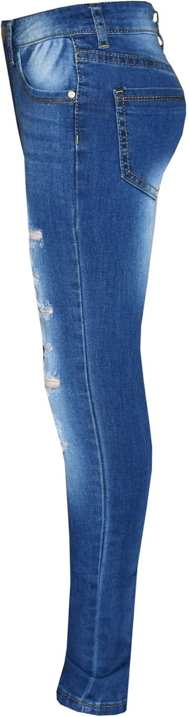 A2z 4 Kids Kinder Madchen Dunn Jeans Schwarz Designer Denim Dehnbar Hosen Mode Passen Hose Alter 5 6 7 8 9 10 11 12 13 Jahre Bekleidung Madchen