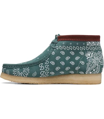 Amazon.com | Clarks Wallabee Orange Textile 11.5 | Chukka