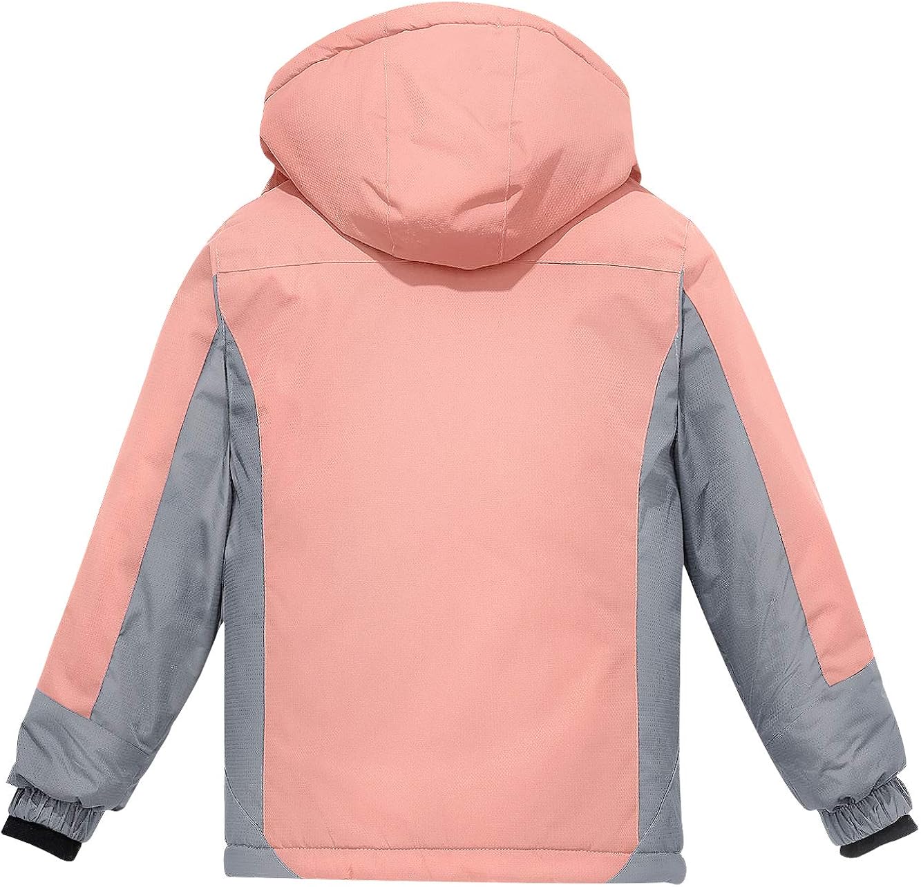 Wantdo Girl's Waterproof Ski Jacket Hooded Fleece Winter Snow Coat Windproof Raincoats Mountain Outwear: Clothing
