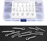Jttxiu 290 Pcs Stainless Steel Cotter Pins Kit Assortment 24 Sizes view 2