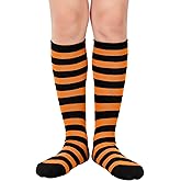 Zando Kids Soccer Socks Knee High Socks for Boys Girls Baseball Socks Breathable Kids Youth Boys Long Tube Socks