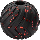 Chew King Supreme Durable Rubber Dog Ball for Aggressive Chewers, Treat-Dispensing Heavy-Duty Chew Toy with Safety Air Vent, Interactive Dog Toy for Training &amp; Enrichment, Medium 3" Fetch Ball