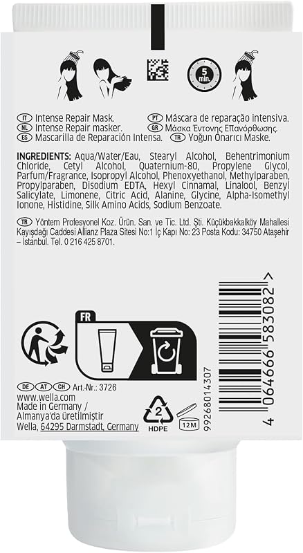 FUSION Intense Repair Mask (75 ml) Maschera Nutriente e Districante, Aggiunge Lucentezza e Previene la Rottura - Per Capelli Secchi e Danneggiati
