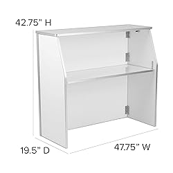 Flash Furniture 4' Folding Portable Event Bar with