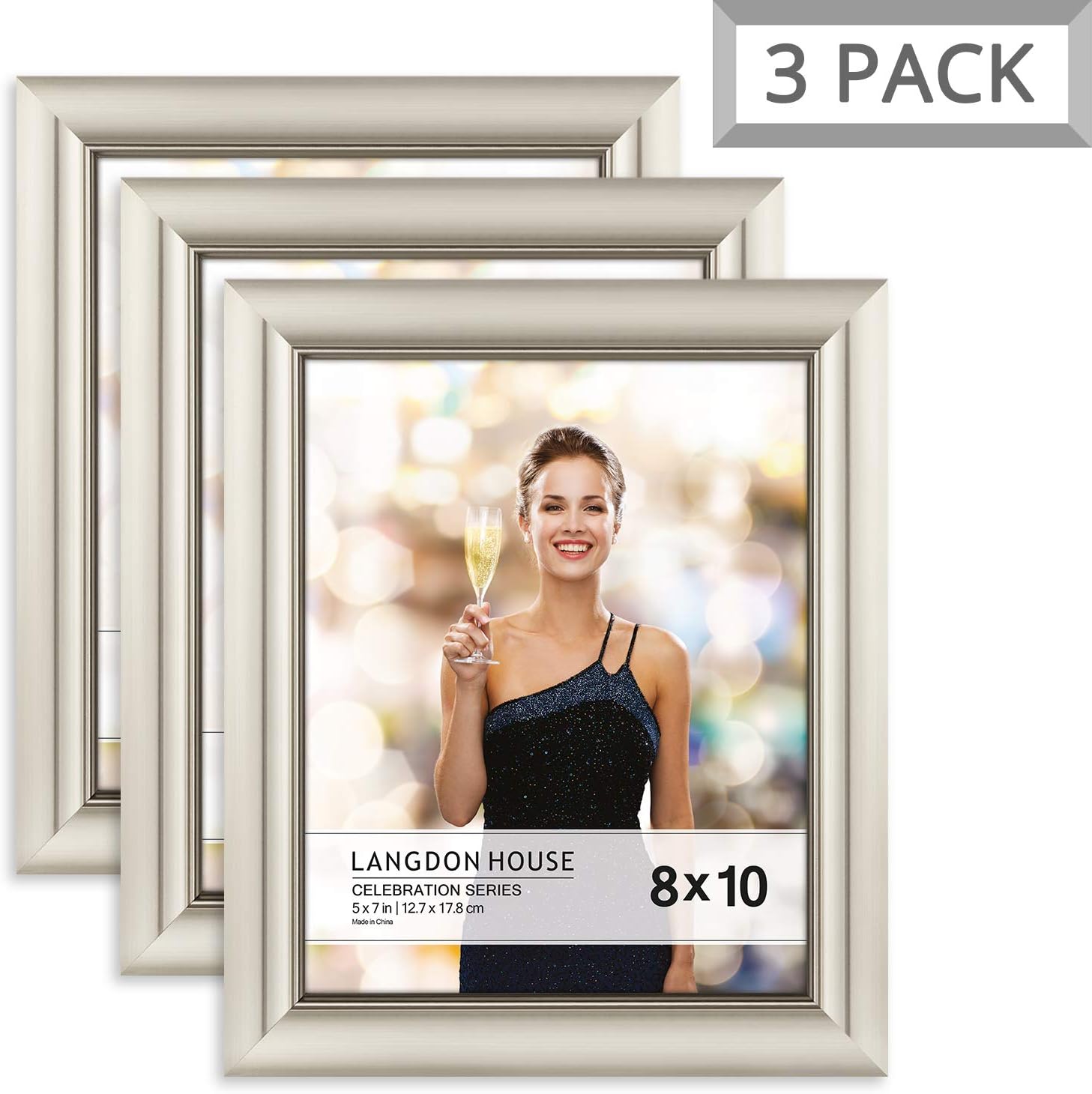Best 3×5 table top picture frames glass set