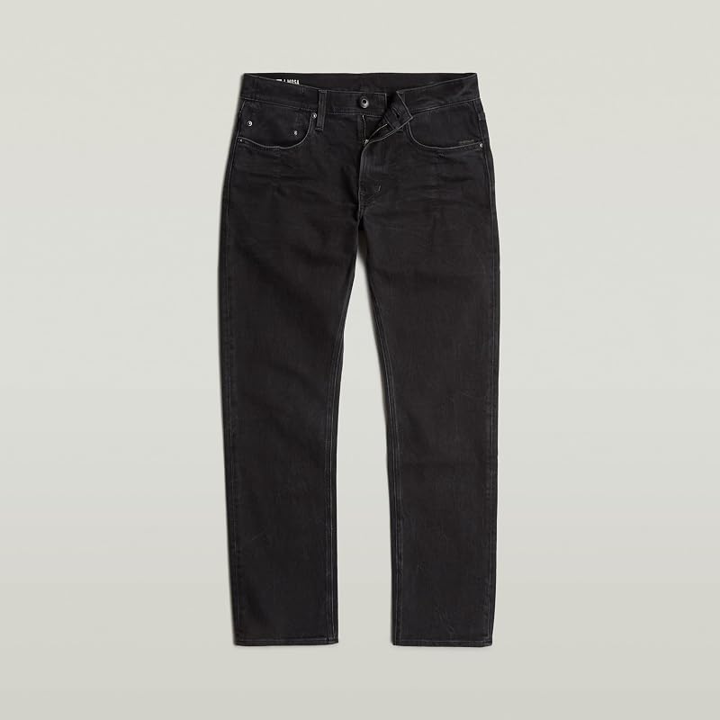 Mosa Straight Jeans Hombre, Negro (Worn In Black Obsidian D23692-b479-g756), 26W / 30L