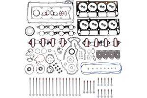 GELUOXI Cylinder Head Gasket Set with Bolts Replacement for Buick Rainier Chevy Silverado Suburban Tahoe GMC Sierra Yukon Cad