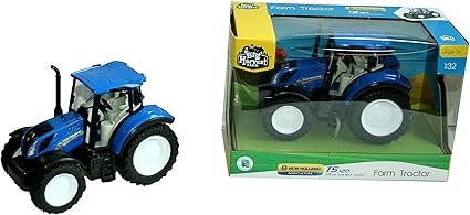 tractor azul juguete