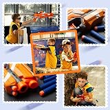 AMOSTING 100PCS Refill Foam Darts for Nerf N-Strike Elite 2.0 Blasters Blue view 6