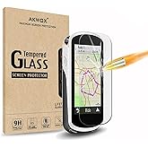 AKWOX (Pack of 4) Tempered Glass Screen Protector for Garmin Edge 1030, 0.3mm 9H Hard Scratch-resistant Protector for Garmin Edge 1030