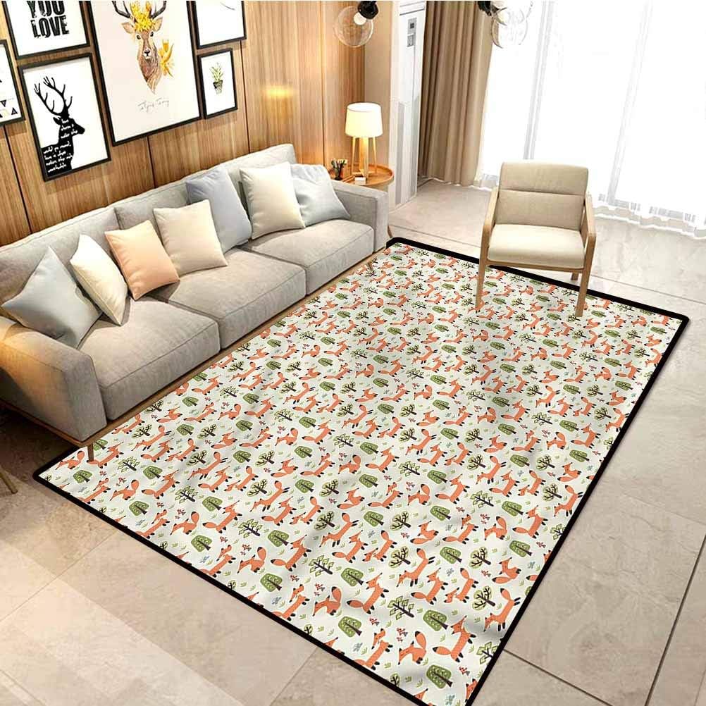Woodland Outdoor Carpeting, Contemporary Animal Design High