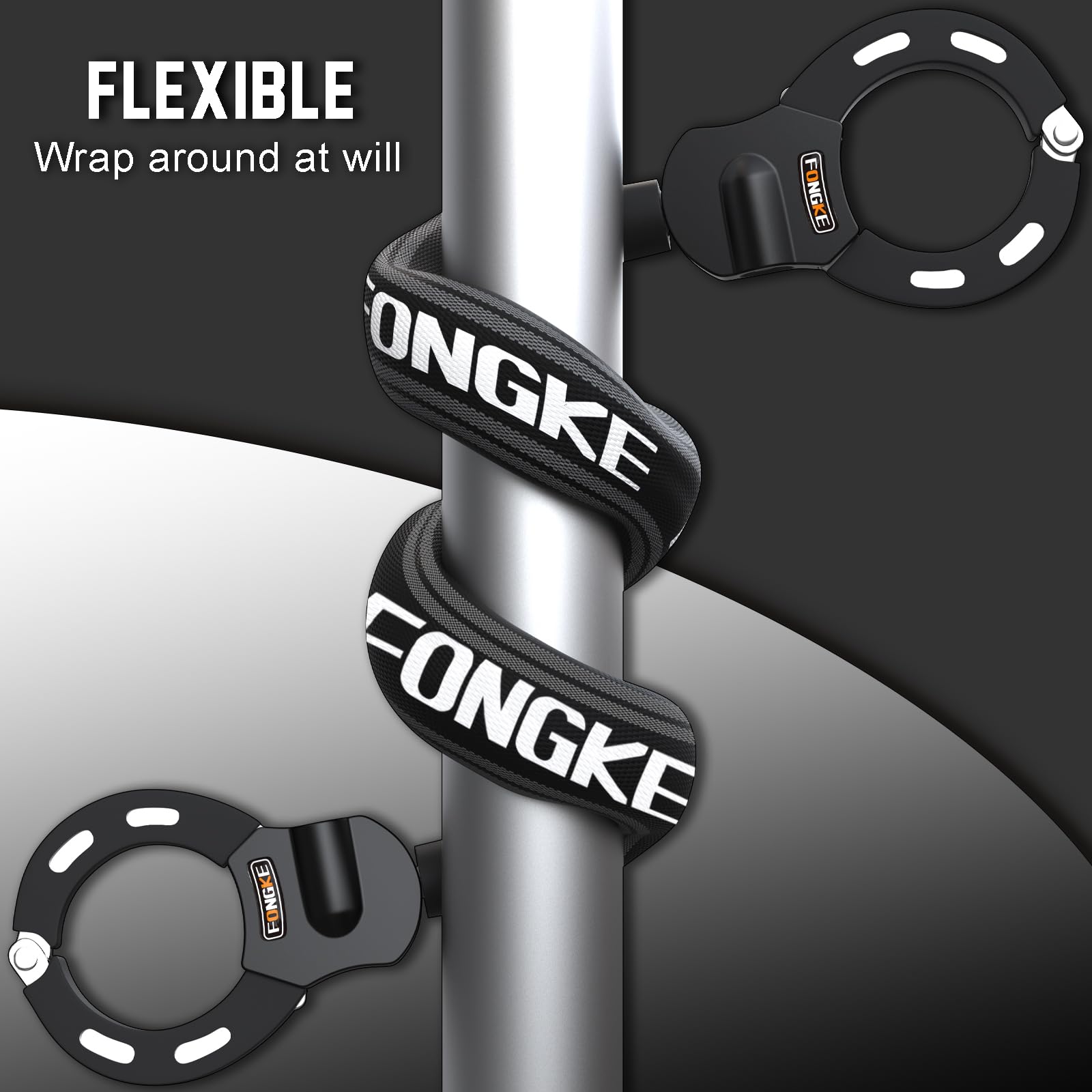 Electric Scooter Locks Anti Theft, Scooter Lock with Key, Bike Locks Heavy Duty, Security Chain for E Scooter Segway Ninebot, Xiaomi, NIU and Other Electric Scooters…
