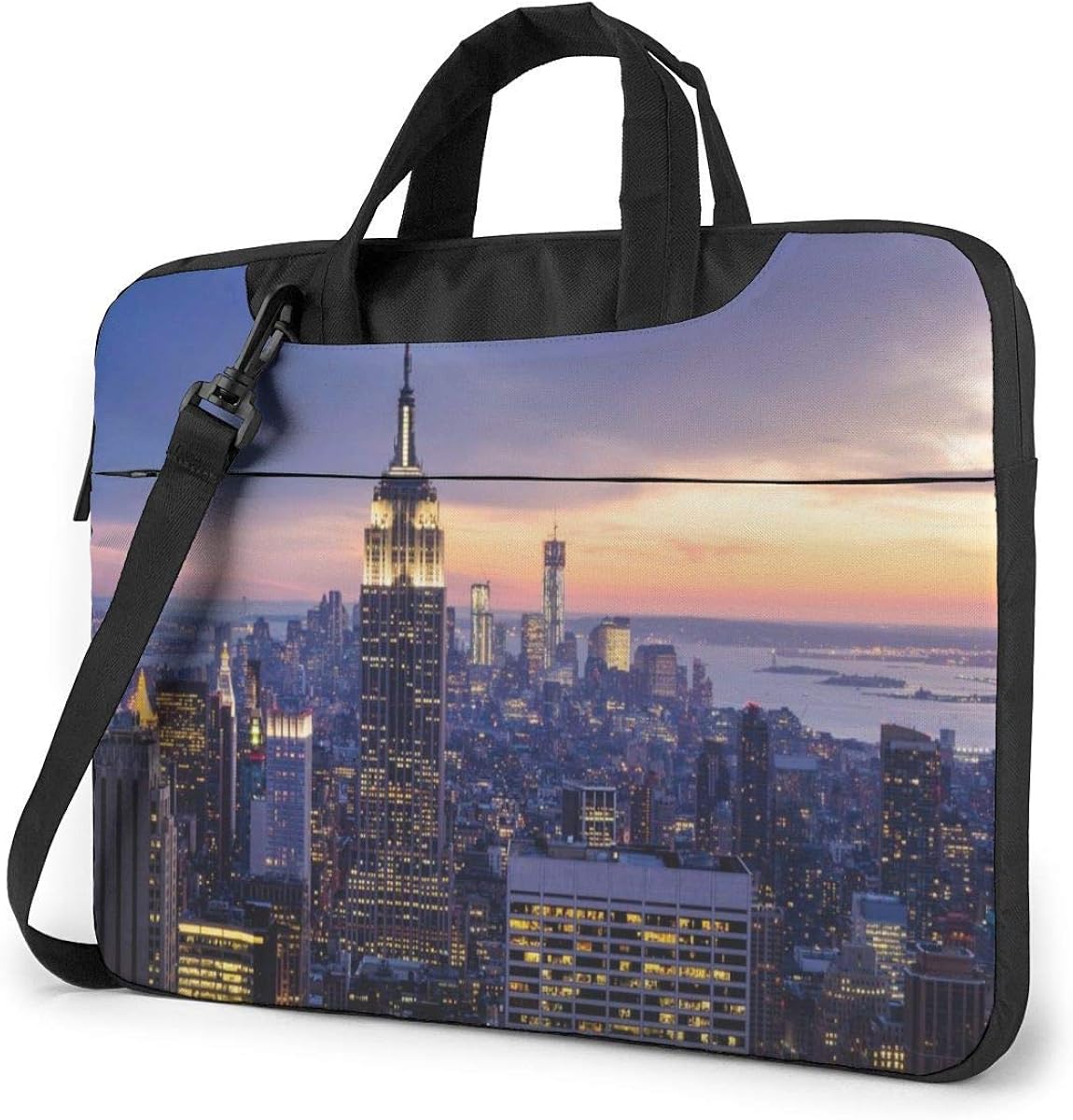 Aeenohik Laptop Tote Bag, New York Night Time Durable