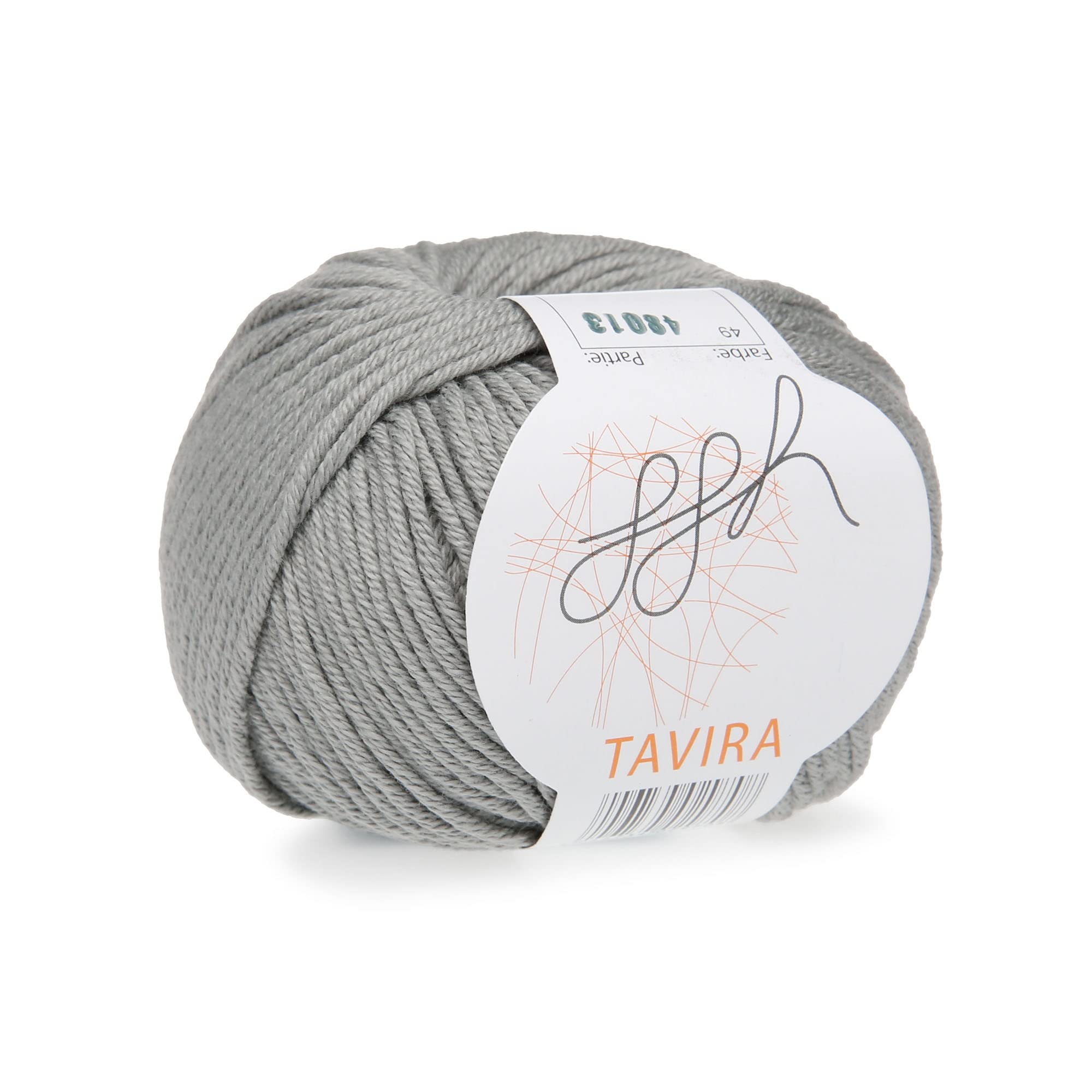 GGH Tavira | Thick cotton for knitting and crochet - suitable as pot flap yarn - 50g ball | Colour 049 - Helles Khaki