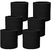 Fecawd Wristbands Sweatbands for Men & Women, Breathable Tennis Wrist Bands Absorbent Sweat Band Multiuse Wristband for Basketball, Running, Gym, Working Out