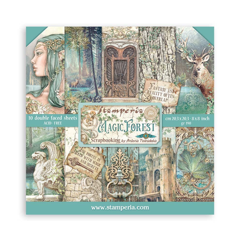 Stamperia - Mini Scrapbooking Pad - Magic Forest