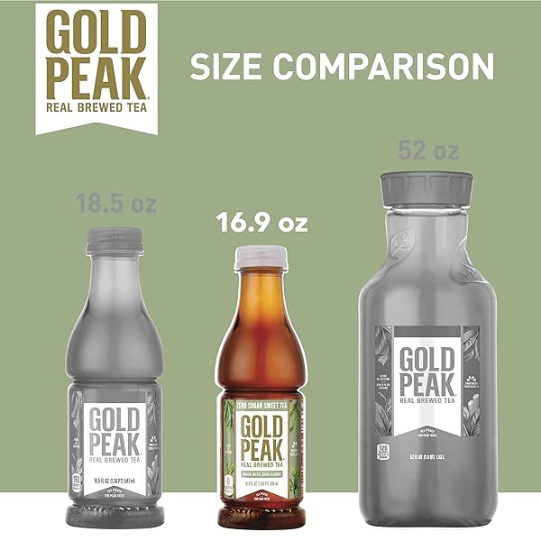GOLD PEAK TEA, DIET TEA, 16.9 FL OZ, 6 PACK