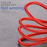 Amuvec 4 in 1 USB Charging Cable 3A Nylon Braided for Phone USB C Micro view 7