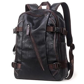 style leather world Black Unisex Stylish Backpack Bag of Artificial