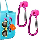 Mity rain Key Holder for Bogg Bag, Accessories for Bogg Bags Original X Large, Insert Charm Carabiner Keychain for Beach Bag