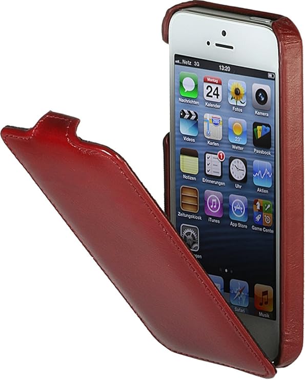 StilGut Leather Vertical Flip Case Compatible with Amazon.co.uk